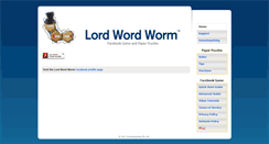 Desktop Screenshot of lordwordworm.com