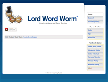 Tablet Screenshot of lordwordworm.com